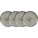 Ver imagem 1 de Kit 4 Pratos Rasos Tramontina Churrasco Rustic em Porcelana 28cm Mesa Jantar
