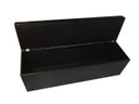 Ver imagem 2 de Recamier Puff Baú Beira de Cama - 1,40cm - Preto-corino