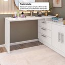 Ver imagem 7 de Penteadeira com Cômoda Rocher 2 Portas 3 Gavetas Branco - Pnr Móveis