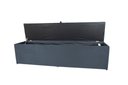 Ver imagem 2 de Recamier Puff Baú Beira de Cama - 1,40cm - Cinza Escuro