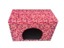 Ver imagem 1 de Puff Pet Casa de Cachorro e Gato 68 cm - Rosa Cachorrinhos