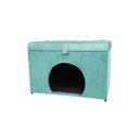 Ver imagem 1 de Puff Pet Casa de Cachorro e Gato 68cm - Azul Tiffany