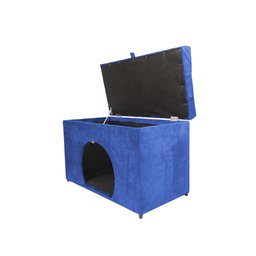 Puff Pet Casa de Cachorro e Gato 68cm - Azul Royal - 2