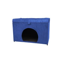 Puff Pet Casa de Cachorro e Gato 68cm - Azul Royal - 1