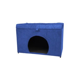 Puff Pet Casa de Cachorro e Gato 68cm - Azul Royal