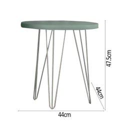 Mesa Lateral com Tampo em MDF Evolution Verde Bellagio - 4