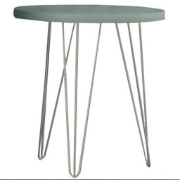 Mesa Lateral com Tampo em MDF Evolution Verde Bellagio - 1