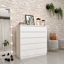 Ver imagem 6 de Cômoda 5 Gavetas 86cm Premium