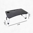 Ver mais imagens de Mesa de Colo Portátil Dobrável Suporte Multiuso - Preto