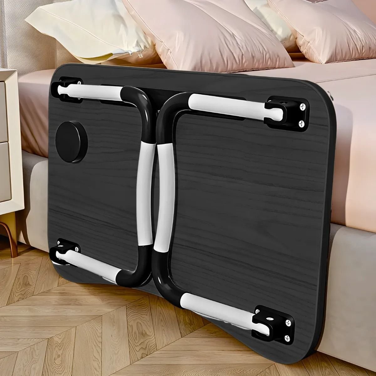 Mesa de Colo Portátil Dobrável Suporte Multiuso - Preto - 7