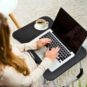 Ver imagem 5 de Mesa de Colo Portátil Dobrável Suporte Multiuso - Preto