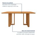 Ver imagem 5 de Mesa de Jantar 6 Lugares Retangular Tampo MDF Bold