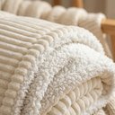 Ver imagem 2 de Coberdrom Edredom Casal Queen Canelado Dupla Face Toque Aveludado Luxo Casa Dona