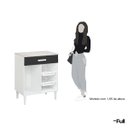 Ver imagem 5 de Balcão Armário Microondas Forno Fruteira Multiuso Branco/preto