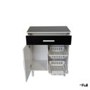 Ver imagem 7 de Balcão Armário Microondas Forno Fruteira Multiuso Branco/preto