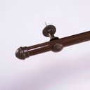 Ver imagem 3 de Kit Varão 2,5m para Cortinas 19mm Tabaco