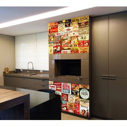 Adesivo Decorativo Parede Bebidas Retro - 1,0 X 0,58m - 3