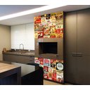 Ver imagem 3 de Adesivo Decorativo Parede Bebidas Retro - 1,0 X 0,58m