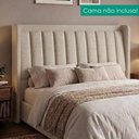 Ver imagem 2 de Cabeceira Queen 160 cm Lumina com Frame Linho Sl 71 Peer