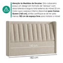 Ver imagem 6 de Cabeceira Queen 160 cm Lumina com Frame Linho Sl 71 Peer
