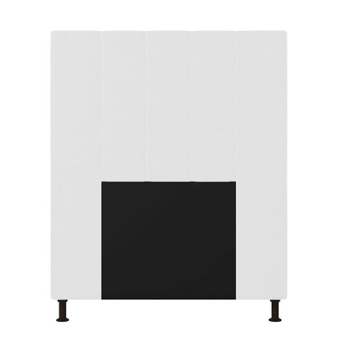 Cabeceira Cama Box Solteiro 90cm Corino Branco