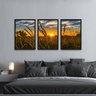Quadro Natureza Paisagem Entardecer Para Sala Quarto com Moldura - 2
