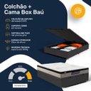Ver imagem 4 de Cama Box Baú com Colchão Gazin de Espuma D33 Pillow In Force Mid Queen 158cm