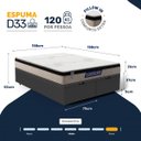 Ver imagem 3 de Cama Box Baú com Colchão Gazin de Espuma D33 Pillow In Force Mid Queen 158cm