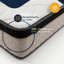 Ver imagem 7 de Cama Box Baú com Colchão Gazin de Espuma D33 Pillow In Force Mid Queen 158cm