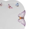 Jogo de Sousplat de Porcelana 6 Peças 30,5cm Borboletas Wolff Rojemac - 2