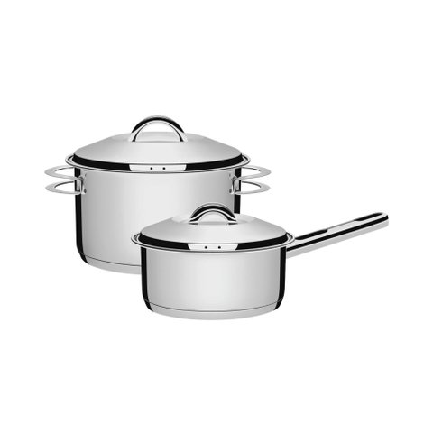 Jogo Caçarola Funda Solar 1,8l e Panela Solar 1,4l - Tramontina