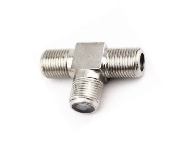 Conector Emenda tipo T simples fêmea cabo coaxial 100 un. - 2