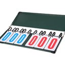 Ver imagem 2 de Placar Contador De Pontos De Mesa Triplo Até 999 Pontos Marcador Manual Basquete Futebol Vôlei Vira