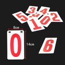 Ver imagem 6 de Placar Contador De Pontos De Mesa Triplo Até 999 Pontos Marcador Manual Basquete Futebol Vôlei Vira