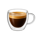 Ver imagem 1 de Xícara de Café Dupla Camada de Vidro Borossilicato 80ml Resistente Ao Calor Qualidade Premium