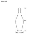 Ver imagem 4 de Vaso Decorativo De Cerâmica Marrom Para Sala Trio Styllo Café