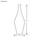 Ver imagem 2 de Vaso Decorativo De Cerâmica Marrom Para Sala Trio Styllo Café