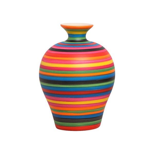 Vaso Decorativo Topazio G Enfeite Cerâmica Colors - 1