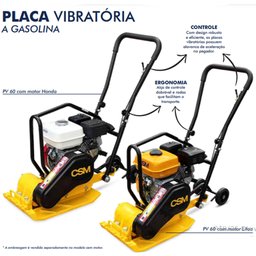 Placa Vibratória sem Motor Csm - 2