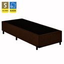 Ver imagem 2 de Cama Box Solteiro Suede Sereneprime Marrom 88x188x40
