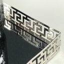 Ver imagem 3 de Bandeja Decorativa De Ferro Espelhado Prata