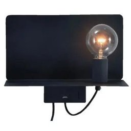 Arandela Éle Mesa de Cabeceira Preta - Bella ML008B - 2