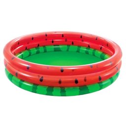 Piscina Infantil Inflável Redonda 3 Anéis Melancia 581 Litros - 1