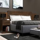 Ver imagem 1 de Cabeceira de Casal Sublime 2 Gavetas 2 Nichos Cacau