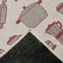 Ver imagem 1 de Kit 3 Tapete Desenhado Funcional Confeiteiro - Cinza 51 - J Serrano