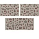 Ver imagem 3 de Kit 3 Tapete Desenhado Funcional Confeiteiro - Cinza 51 - J Serrano