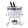 Aparelho de Fondue em Cerâmica Branco - Brinox (6 Peças) - 1