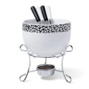 Ver imagem 1 de Aparelho de Fondue em Cerâmica Branco - Brinox (6 Peças)