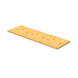 Painel de Madeira Pinus Maciça 80x25x1,8cm - Eco