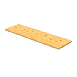 Painel de Madeira Pinus Maciça 100x30x1,8cm - Eco - 1